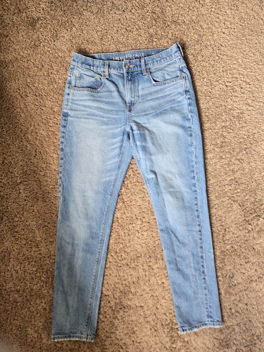 American Eagle Outfitters Light Blue Skinny Jeans - High Rise